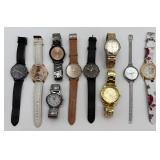 Lot of 10 Various Womenï¿½s Watches