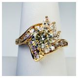 1.78 Carat Natural Diamond 14KT Gold Ring