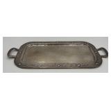 900 Silver Floral Tray