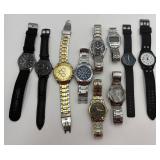Lot of 10 Various Menï¿½s Watches