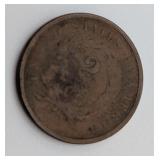 1867 2 Cent Coin