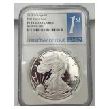 2018-W American Silver Eagle First Day of Issue