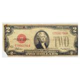 1928-D Red Seal $2 Dollar Bill