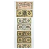 VTG Foreign Cinco (5) Pesos Banknotes