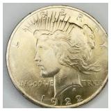 1922 Uncirculated Peace Dollar