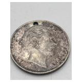 1876 Duetsches Reich Funf (5) Mark Silver Coin