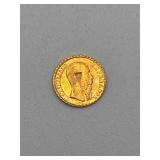 1865 Gold ï¿½Imperio Mexicano Maximilano Emperadorï¿½