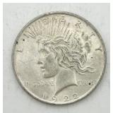 1922 Peace Silver Dollar