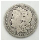 1901-O Morgan Silver Dollar