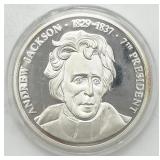 Andrew Jackson .999 Silver Coin