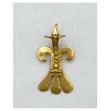 Galeria Cano 18K Gold Paloma Pendant