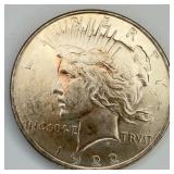 1922 Uncirculated  Peace Dollar
