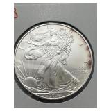 2008 American Silver Eagle, 1 oz .999 Fine Silver