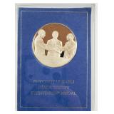 1979 Franklin Mint Egyptian/Israeli Peace Treaty