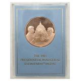 The 1981 Presidential Inaugural Eyewitness Medal
