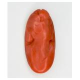 Vintage Coral Cameo