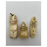 Antique Pre-Ban Ivory Carved Figurines