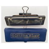 Vtg M. Hohner Blues Harp Diatonic Harmonica W/Case