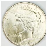 1923 Uncirculated Peace Dollar