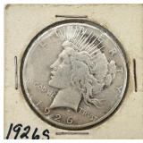 1926-S Peace Silver Dollar