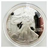 1999 American Silver Eagle 1 oz Fine Silver Proof