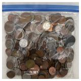 3 Pound Bag of ANTQ & VTG Foreign Coins