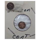 Two 1964 Nixon Novelty Pennies