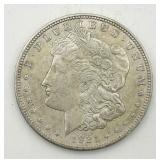 1921 Morgan Silver Dollar