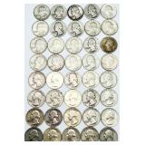 Roll of 40 - 90% Silver Quarters