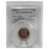 1989-S Jefferson Nickel PCGS PR69 DCAM