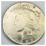 1923 Uncirculated Peace Dollar