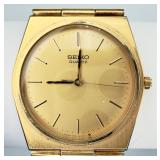 Thin Gold-tone Seiko Menï¿½s WATCH