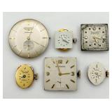 6 Watch Movements by Various Makers