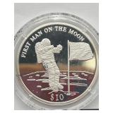 2000 Republic of Liberia $10 Dollar Coin