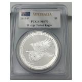 2015ï¿½P Australian Wedge-tailed Eagle Coin
