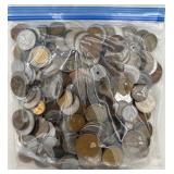 3 Pound Bag of ANTQ & VTG Foreign Coins