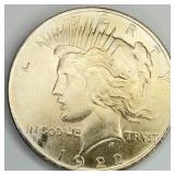 1922 Uncirculated Peace Dollar
