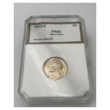 1975-S Jefferson Nickel, PCI PR69 DCAM