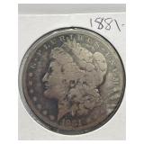 1881-S Morgan Silver Dollar