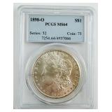 1898-O Morgan Silver Dollar PCGSMS64