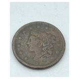 1838 US Coronet Head Large Cent Copper Penny