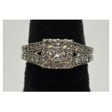 14K White Gold & 1.25ct Diamond Ring