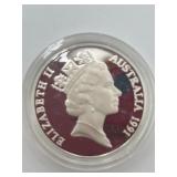 1991 Australia Elizabeth II $10 Coin