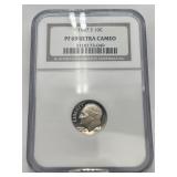 1987-S Roosevelt Dime NGC-PF69 Ultra Cameo