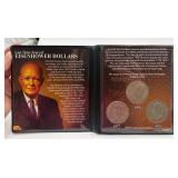 FCM Last 3 Years of Eisenhower Dollars In Booklet