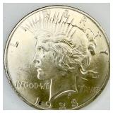 1923 Uncirculated Peace Dollar