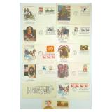 10 1983 FDCs & 1951 Post Dispatch Comic
