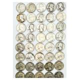Roll of 40 - 90% Silver Quarters