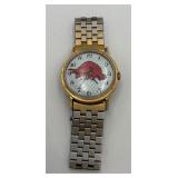 Vtg. Arkansas Razorback Wrist Watch