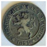 1894 Belgium 10 Centimes
